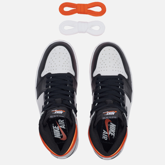 Мужские кроссовки Jordan Air Jordan 1 Retro High OG White/Black/Electro Orange