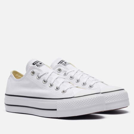  Женские кеды Converse Chuck Taylor All Star Canvas Platform, цвет белый, размер 37 EU