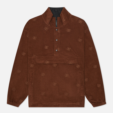Мужская куртка анорак Bronze 56K All Over Embroidered, цвет коричневый, размер XL