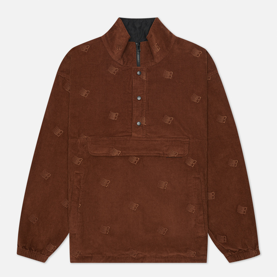 Мужская куртка анорак Bronze 56K All Over Embroidered Brown