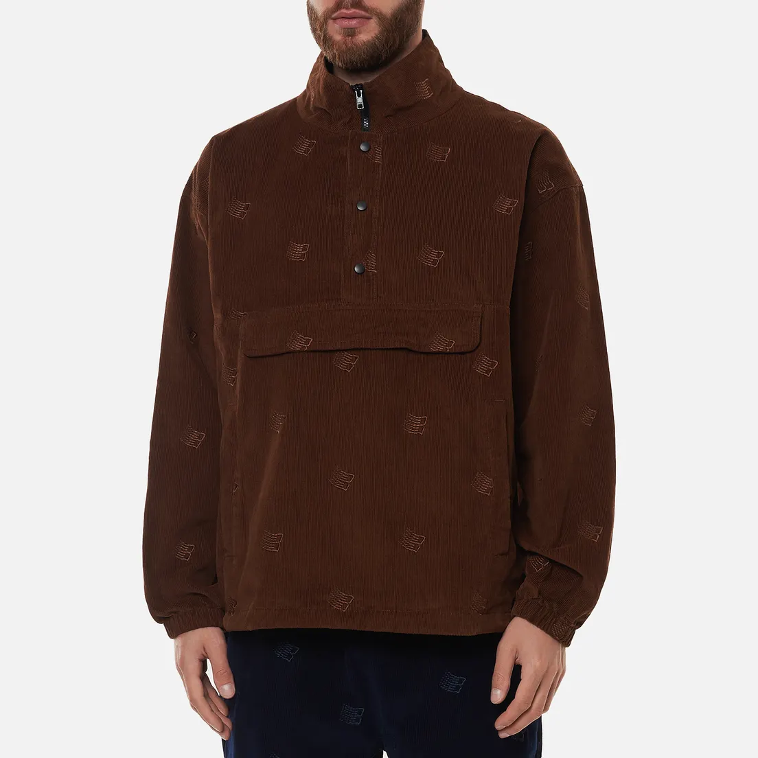Bronze 56K Мужская куртка анорак All Over Embroidered