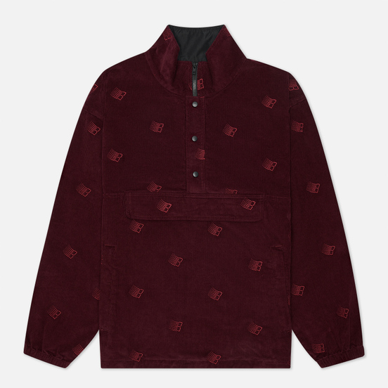 Мужская куртка анорак Bronze 56K All Over Embroidered Maroon