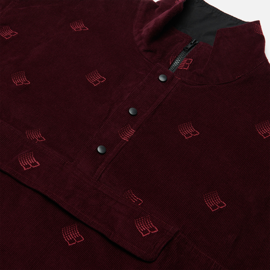 Мужская куртка анорак Bronze 56K All Over Embroidered Maroon