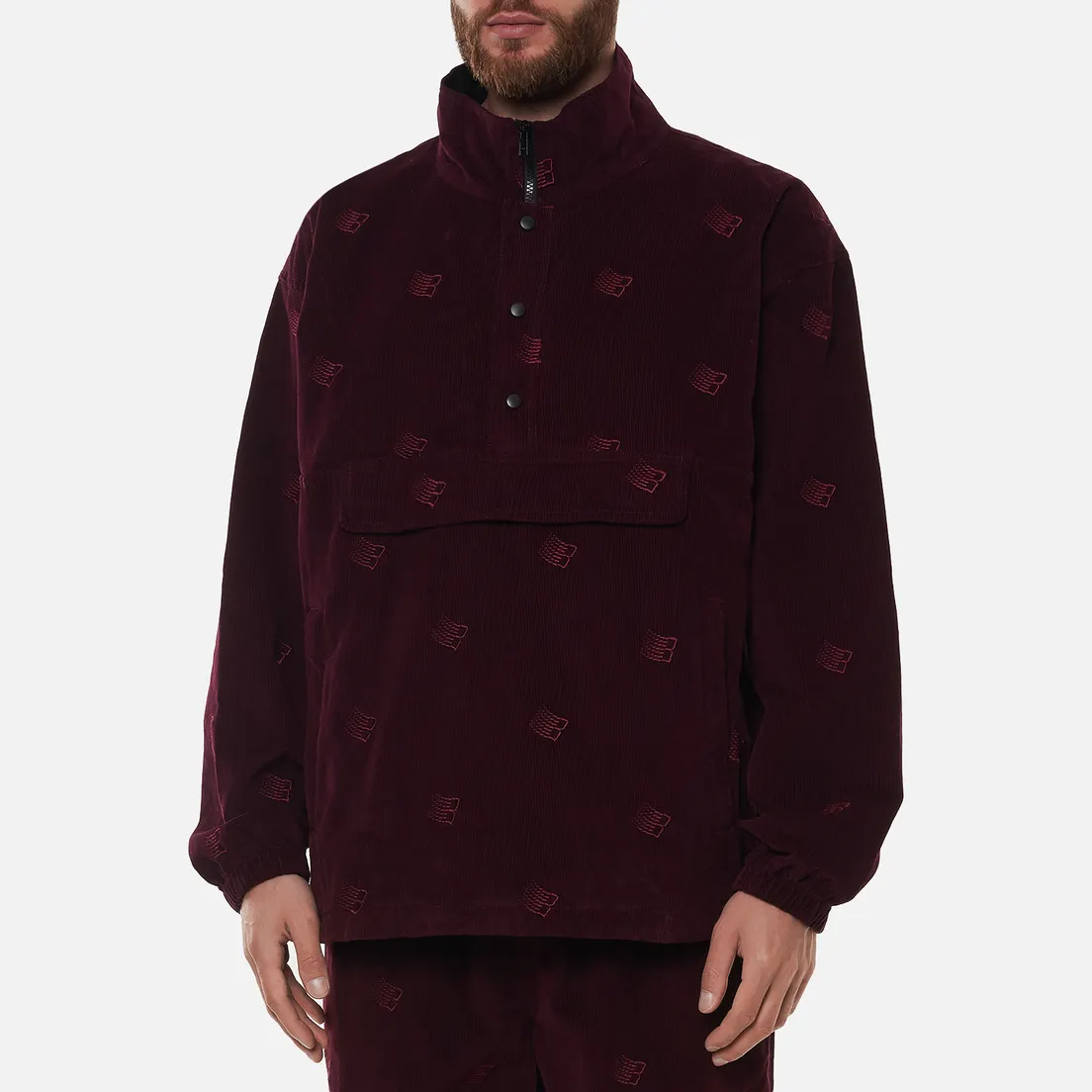 Bronze 56K Мужская куртка анорак All Over Embroidered