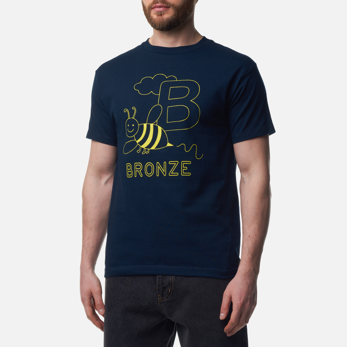 Bronze 56K Мужская футболка B Is For Bronze