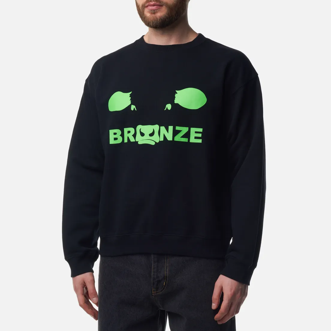 Bronze 56K Мужская толстовка Bull Crew Neck