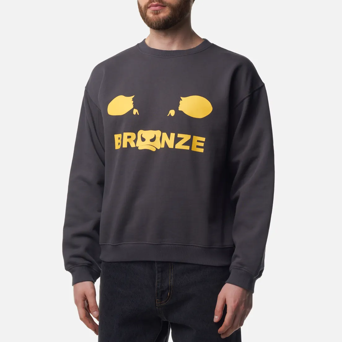 Bronze 56K Мужская толстовка Bull Crew Neck