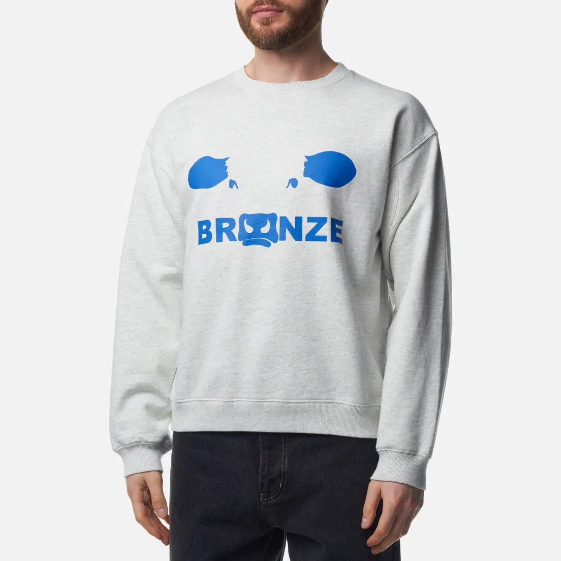 Bronze 56K Мужская толстовка Bull Crew Neck