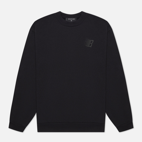 Мужская толстовка Bronze 56K B Logo Crew Neck Off Black