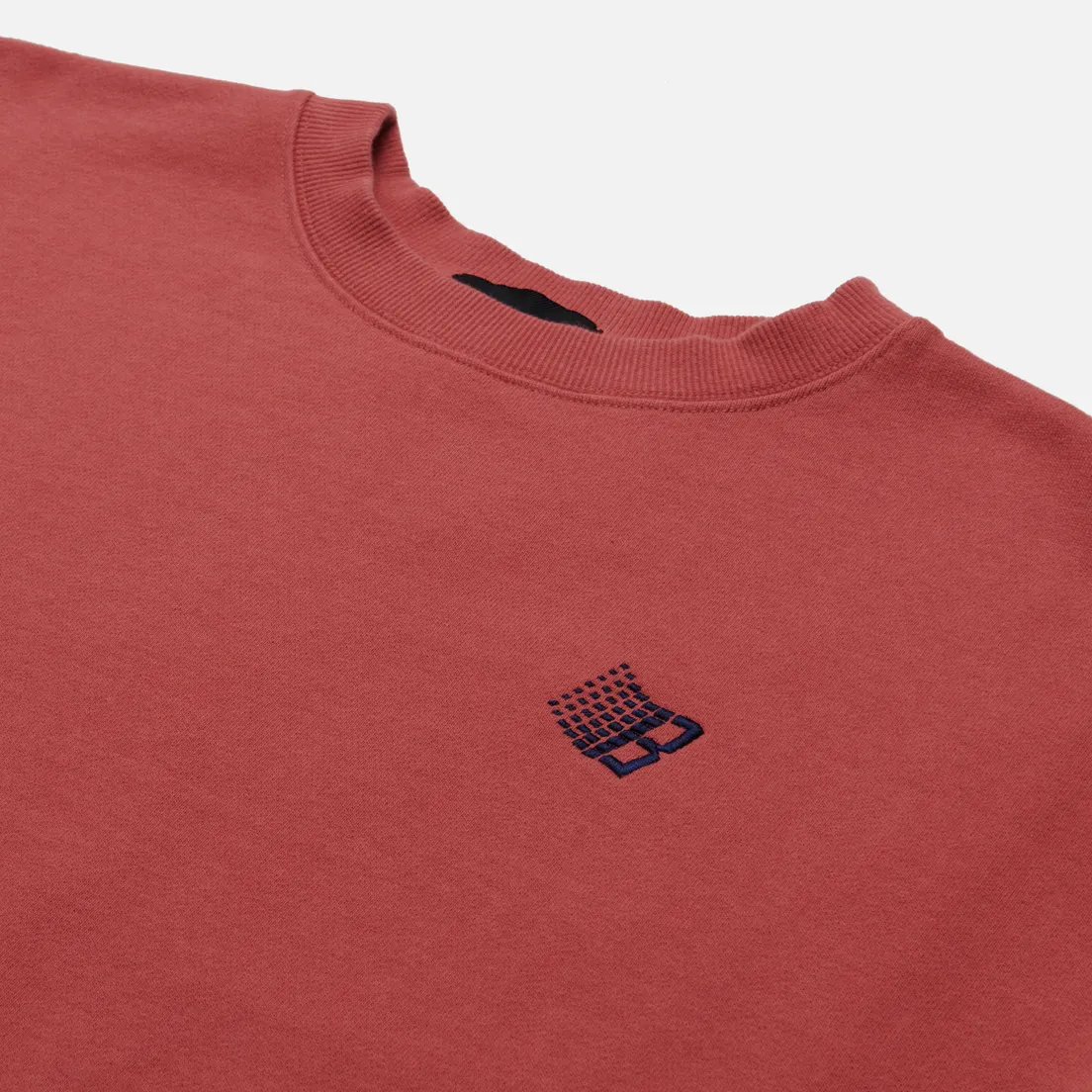 Bronze 56K Мужская толстовка B Logo Embroidered Crew Neck