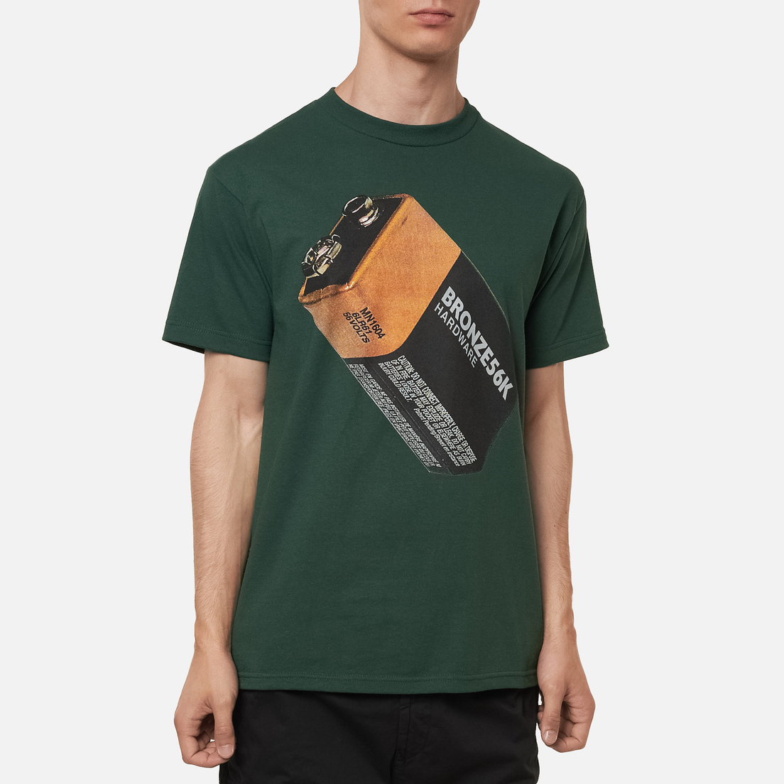 Bronze 56K Мужская футболка Battery