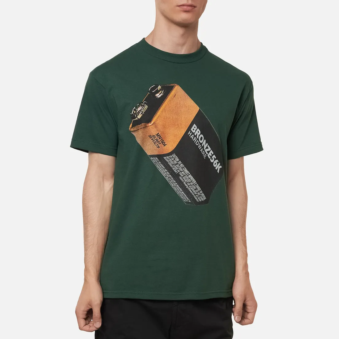 Bronze 56K Мужская футболка Battery