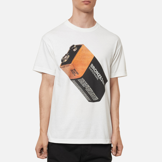 Мужская футболка Bronze 56K Battery White