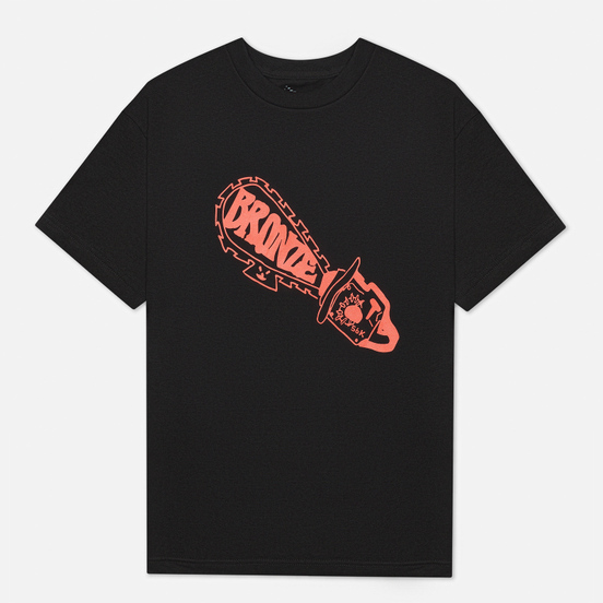 Мужская футболка Bronze 56K Chainsaw Black