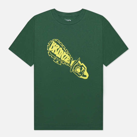 Мужская футболка Bronze 56K Chainsaw Forest Green
