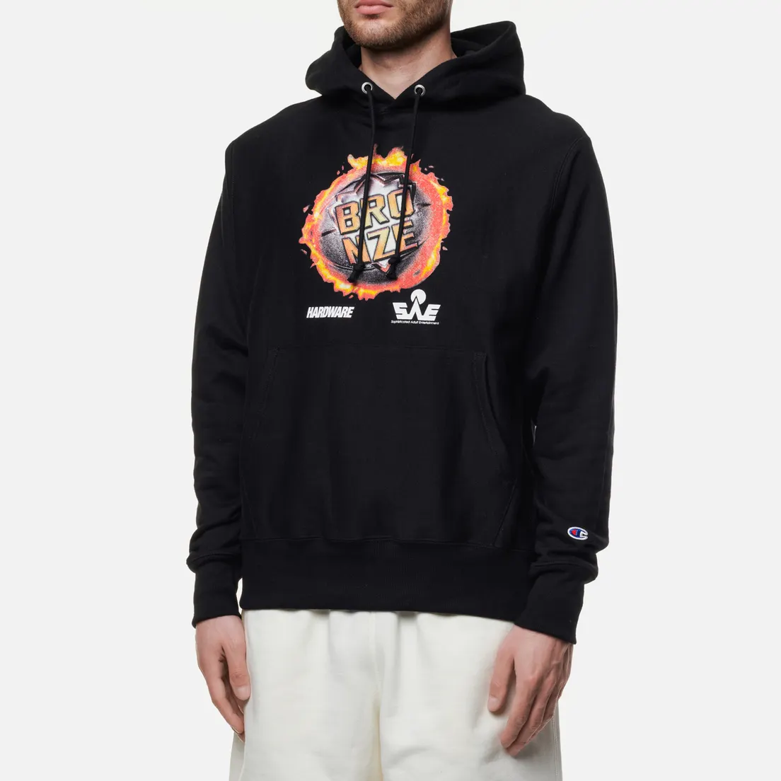Bronze 56K Мужская толстовка x Champion Reverse Weave Bronze Jam Hoodie