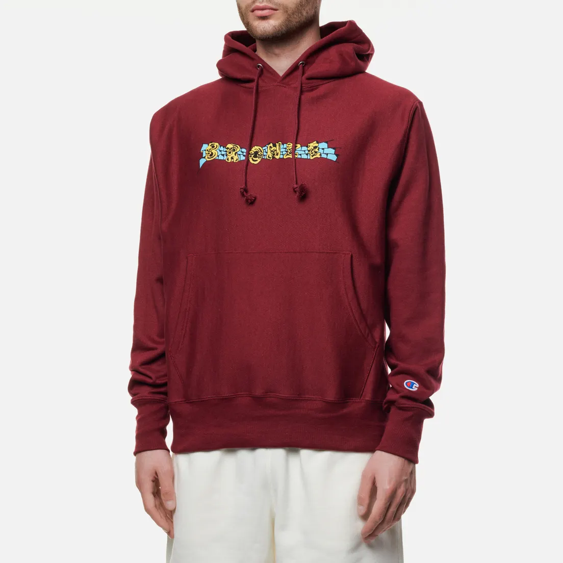 Bronze 56K Мужская толстовка x Champion Reverse Weave Skullz Hoodie
