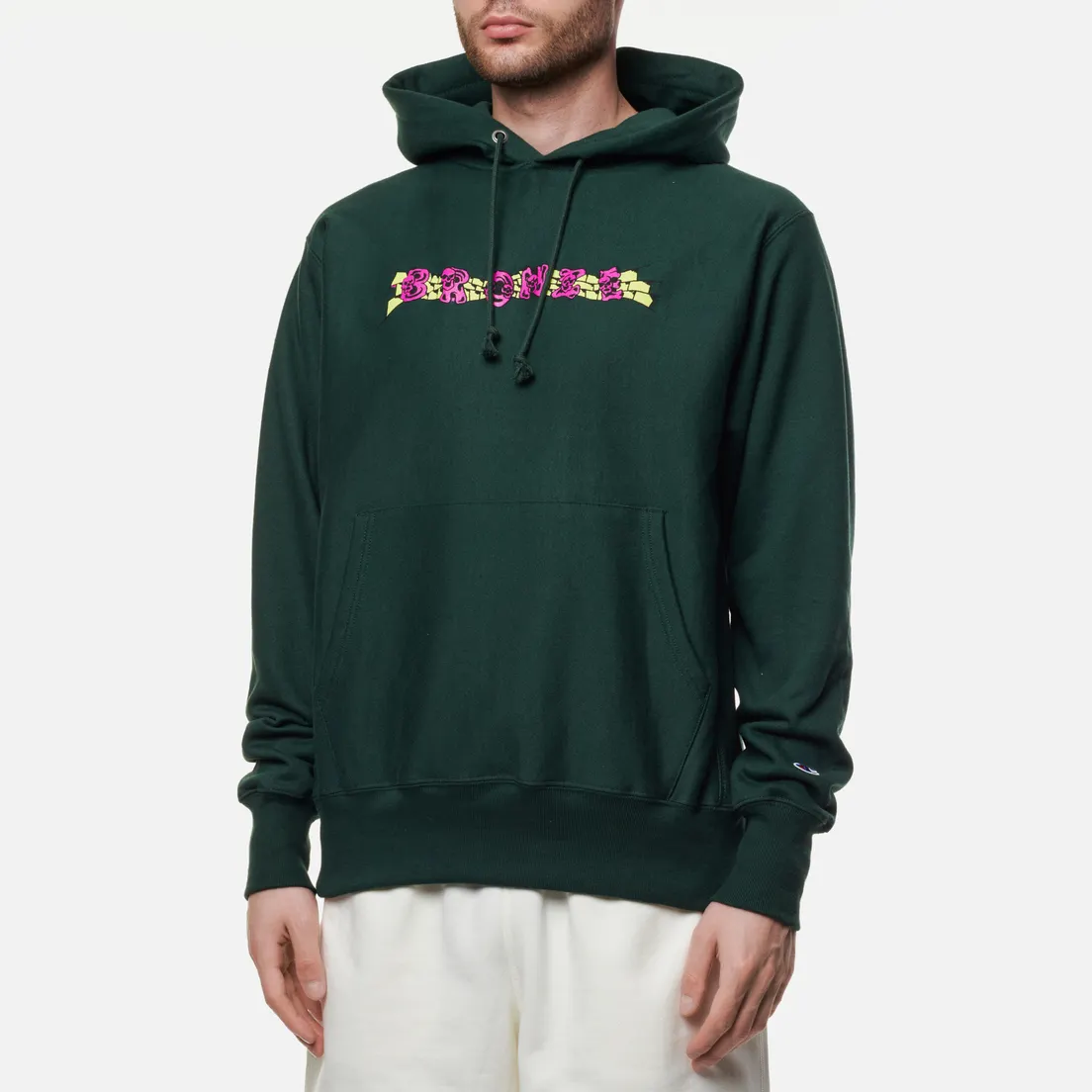 Bronze 56K Мужская толстовка x Champion Reverse Weave Skullz Hoodie