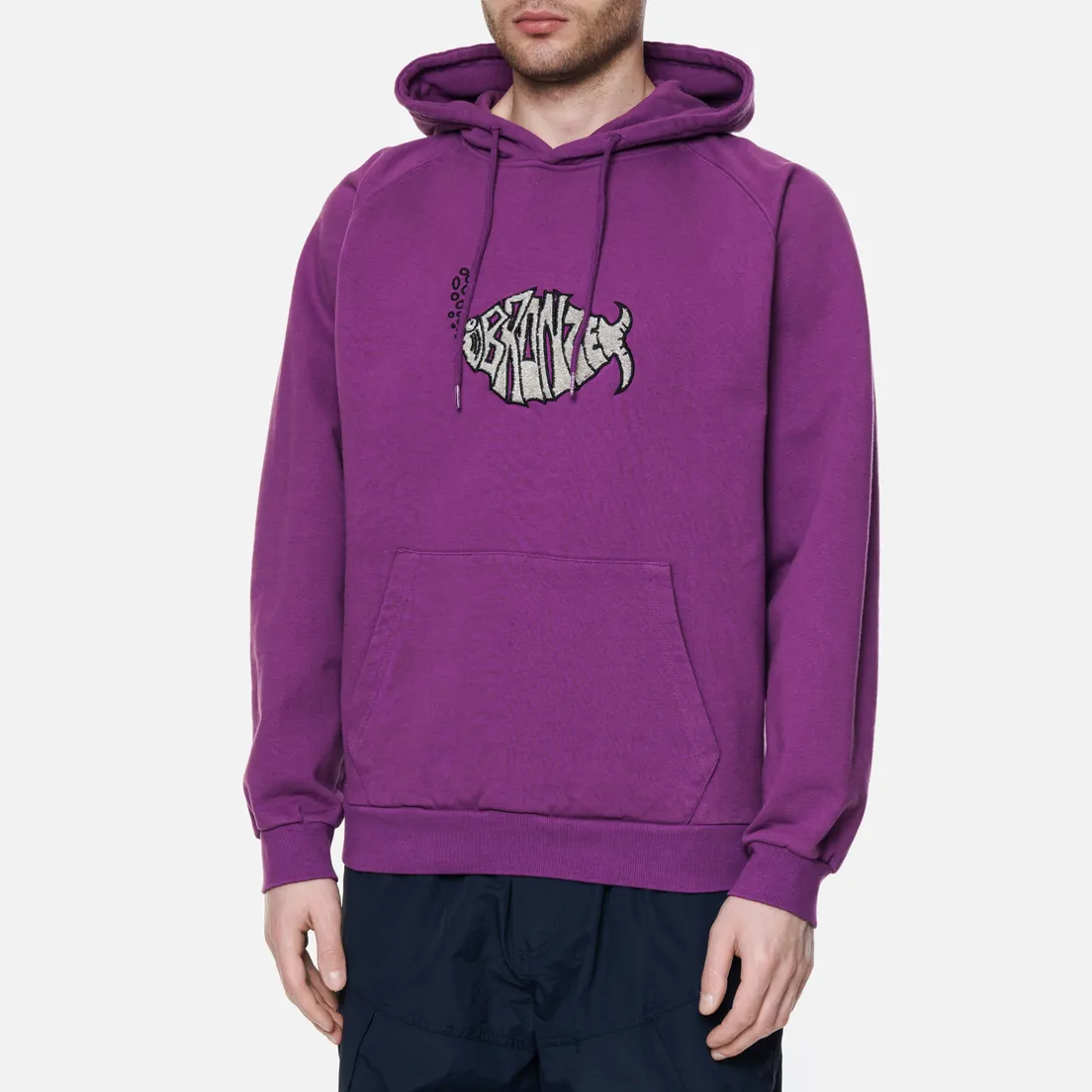 Bronze 56K Мужская толстовка Fish Hoodie