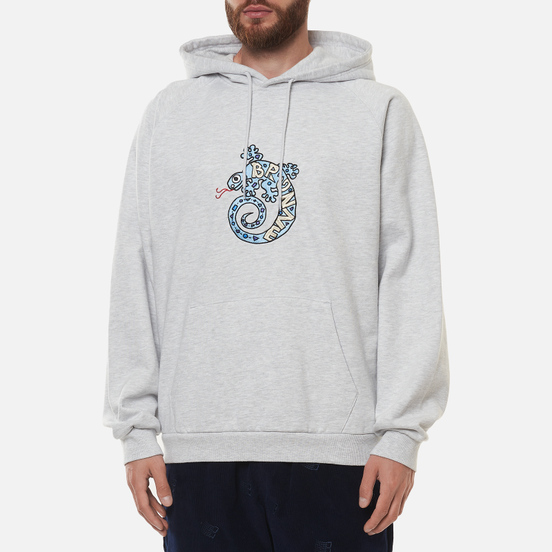 Мужская толстовка Bronze 56K LZRD Hoody Ash Grey