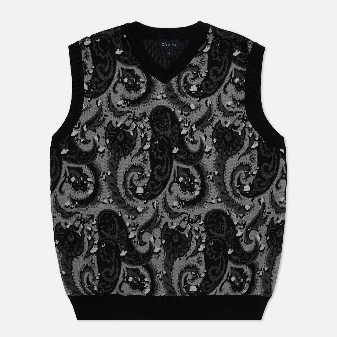 Bronze 56K Мужской жилет Paisley