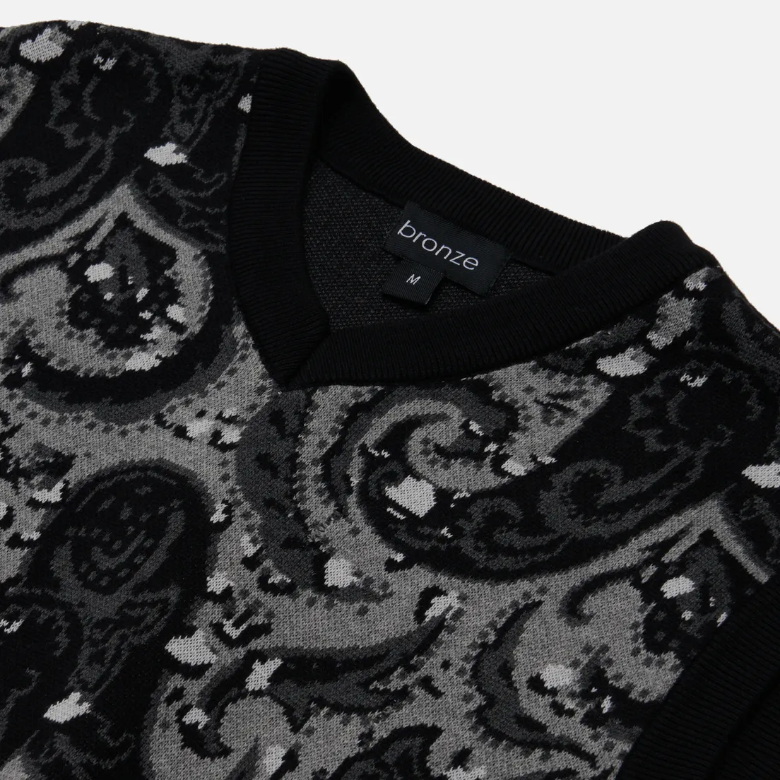 Bronze 56K Мужской жилет Paisley