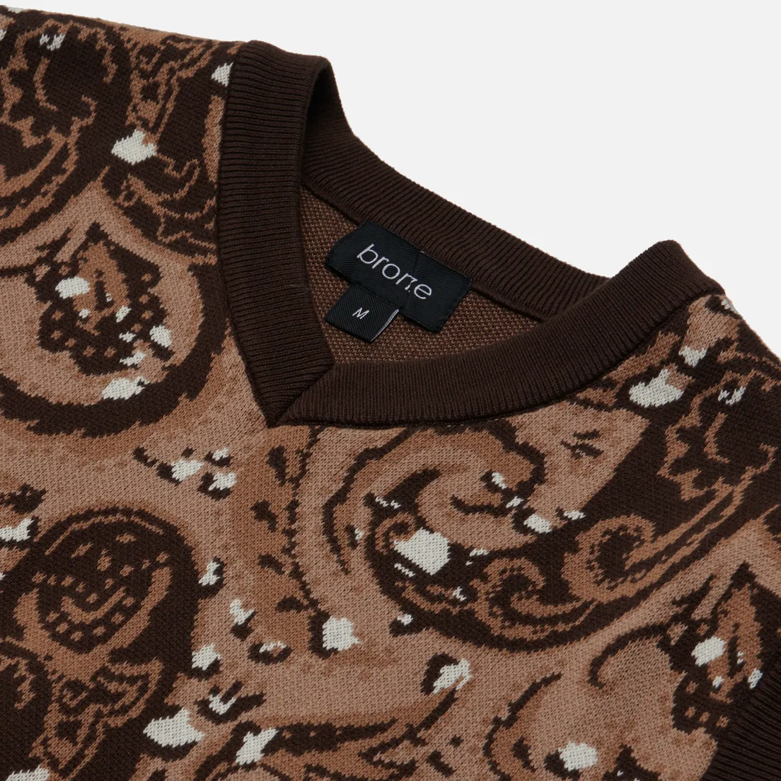 Bronze 56K Мужской жилет Paisley