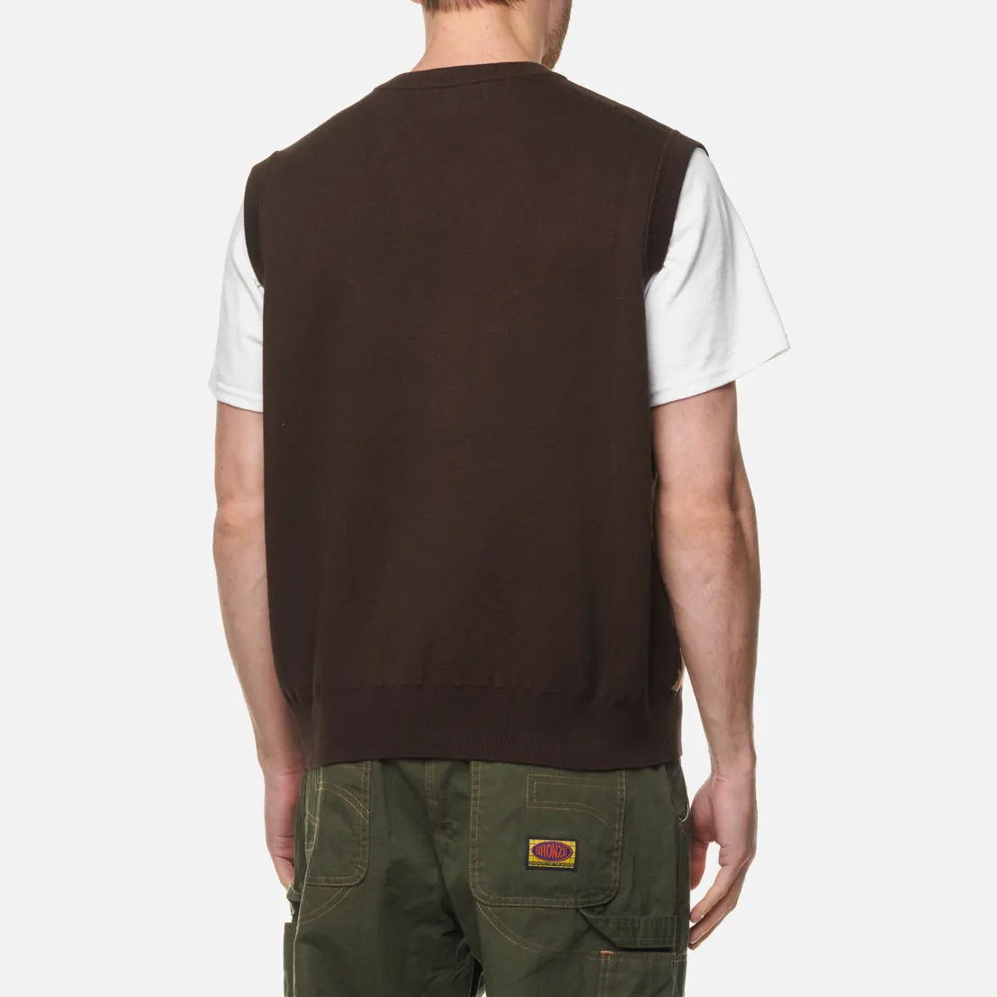 Bronze 56K Мужской жилет Paisley