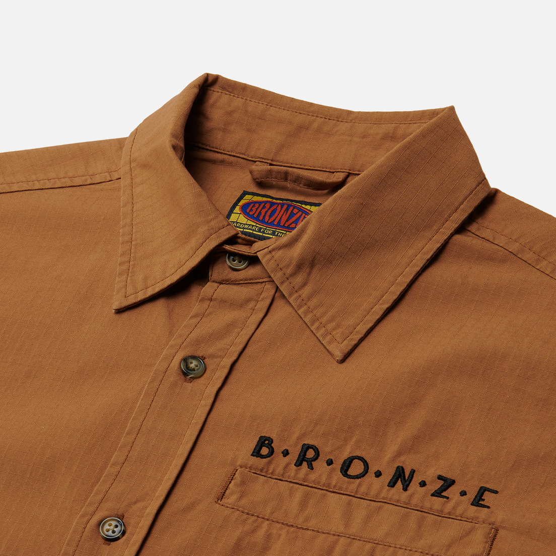 Bronze 56K Мужская рубашка Ripstop Button Up