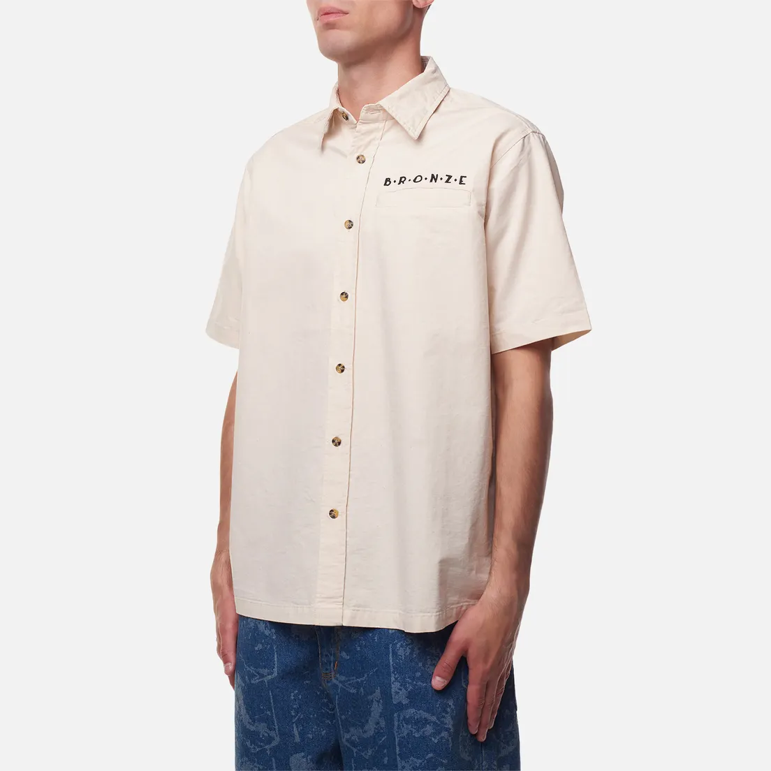 Bronze 56K Мужская рубашка Ripstop Button Up