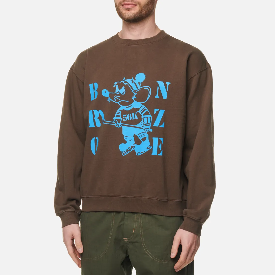 Bronze 56K Мужская толстовка Rat Crew Neck