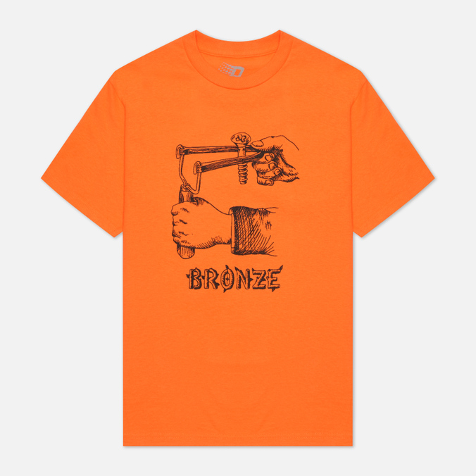 Мужская футболка Bronze 56k, цвет оранжевый, размер L