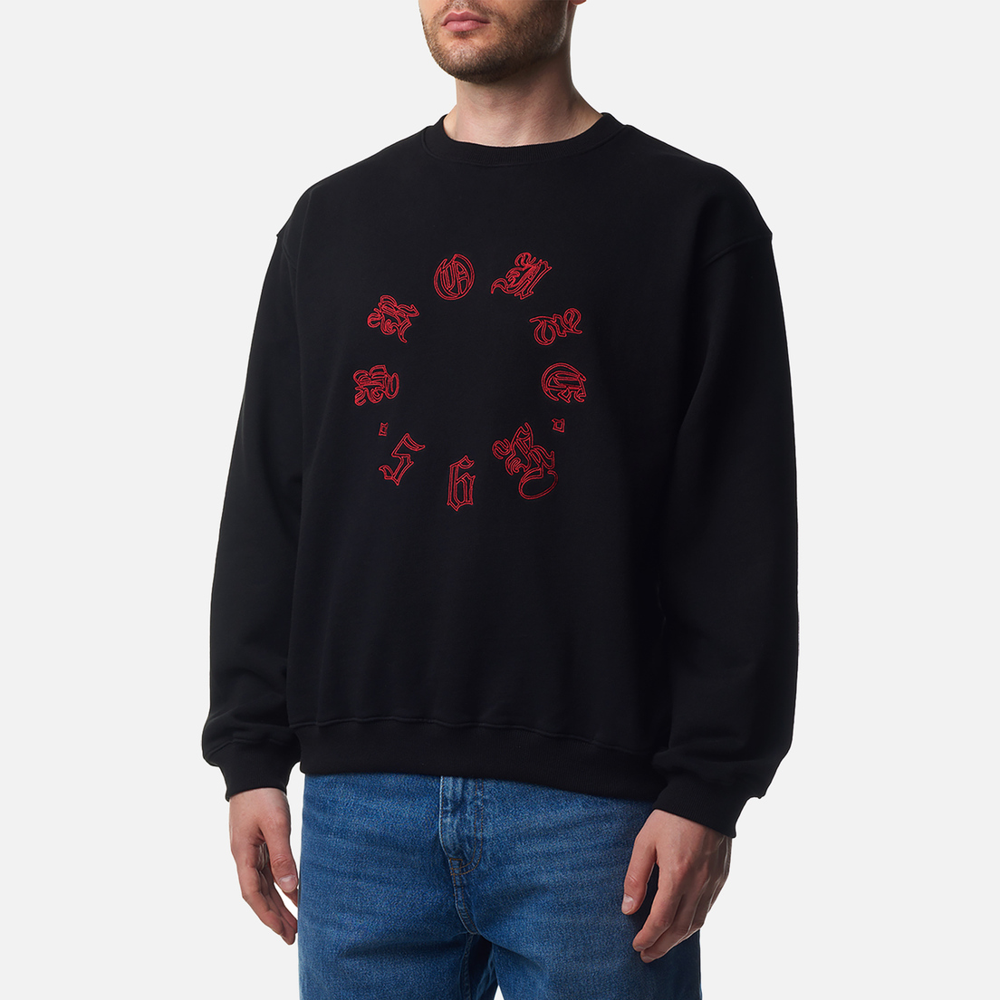 Bronze 56K Мужская толстовка Old E Circle Crew Neck