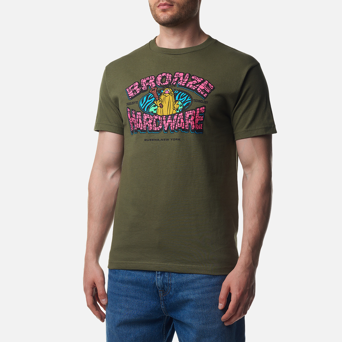 Bronze 56K Мужская футболка Troglodyte