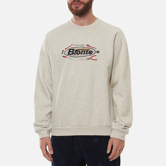 Мужская толстовка Bronze 56K Tool Time Crew Neck Ash Grey