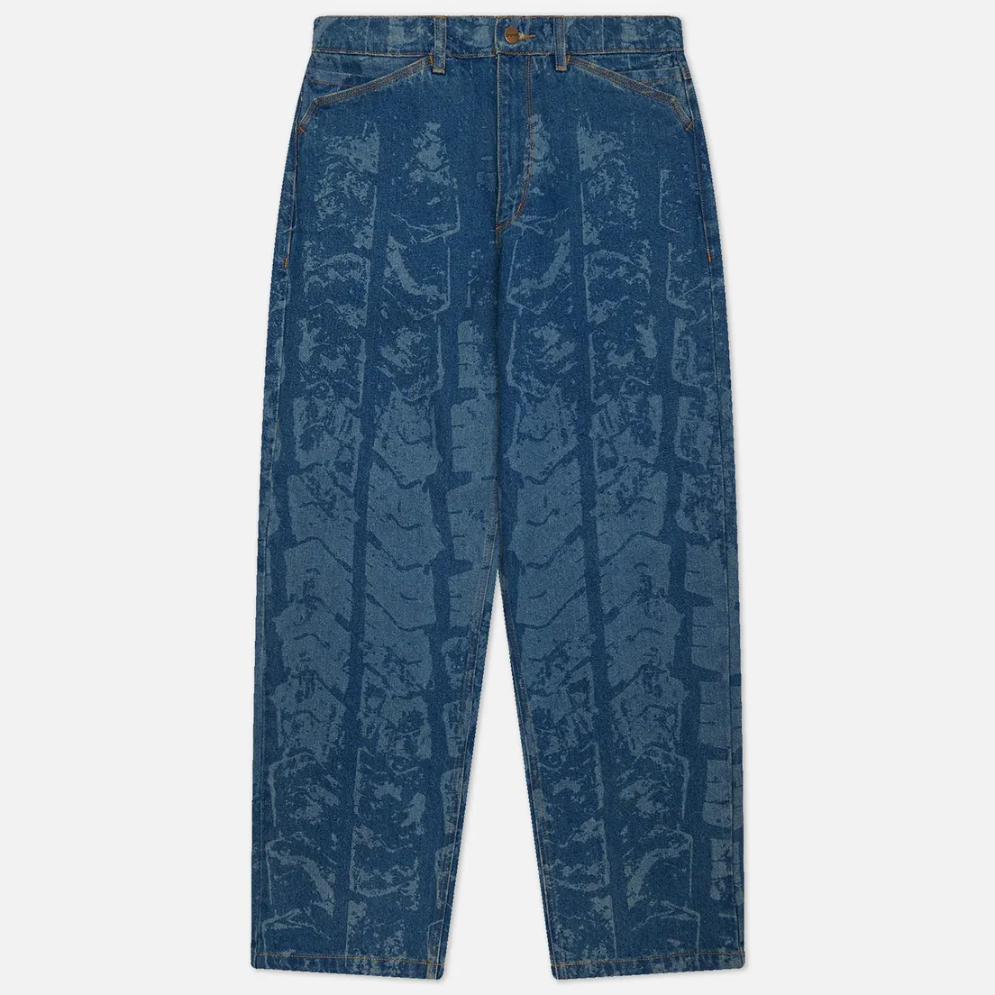 Bronze 56K Мужские джинсы Tire Track Denim