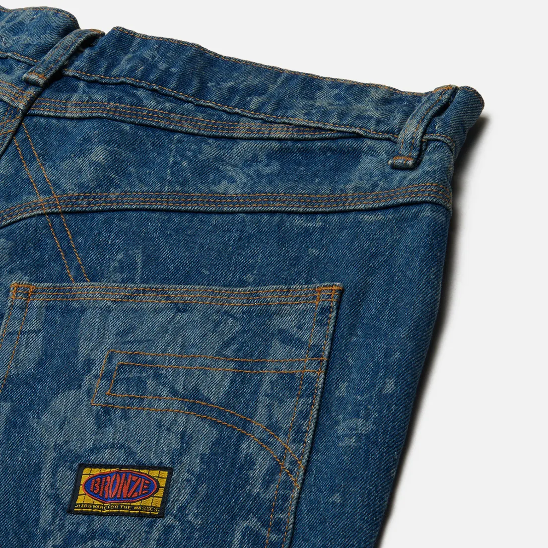 Bronze 56K Мужские джинсы Tire Track Denim