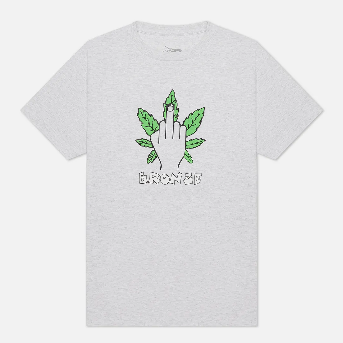 Bronze 56K Мужская футболка Weed Finger