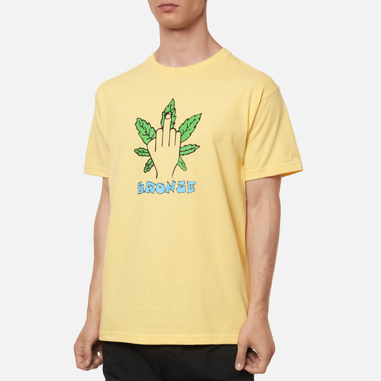 Мужская футболка Bronze 56K Weed Finger Banana
