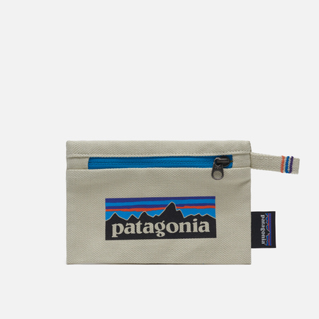 Кошелек Patagonia P-6 Logo Small Zippered, цвет бежевый