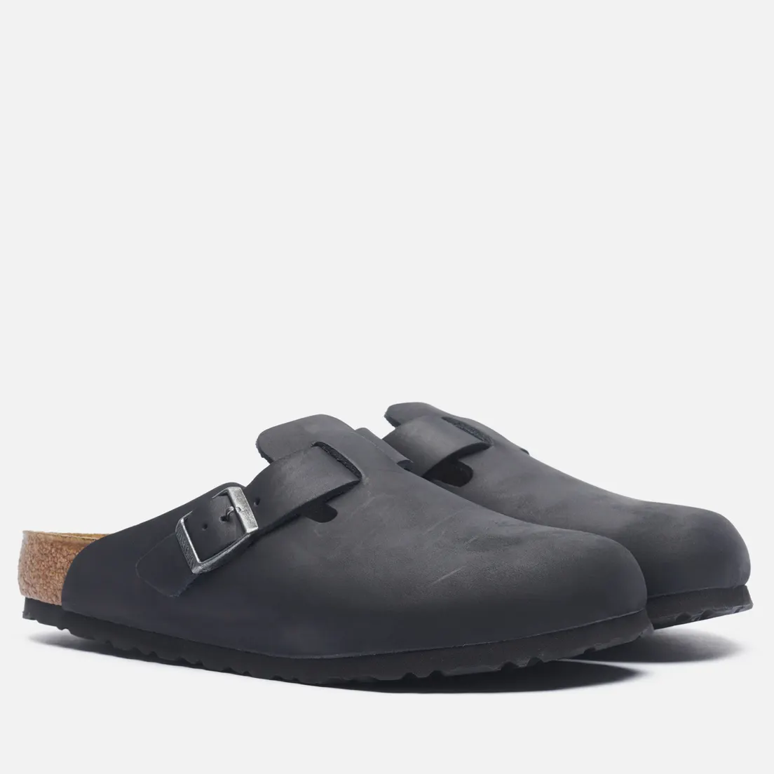 Birkenstock Сандалии Boston Natural Leather Oiled