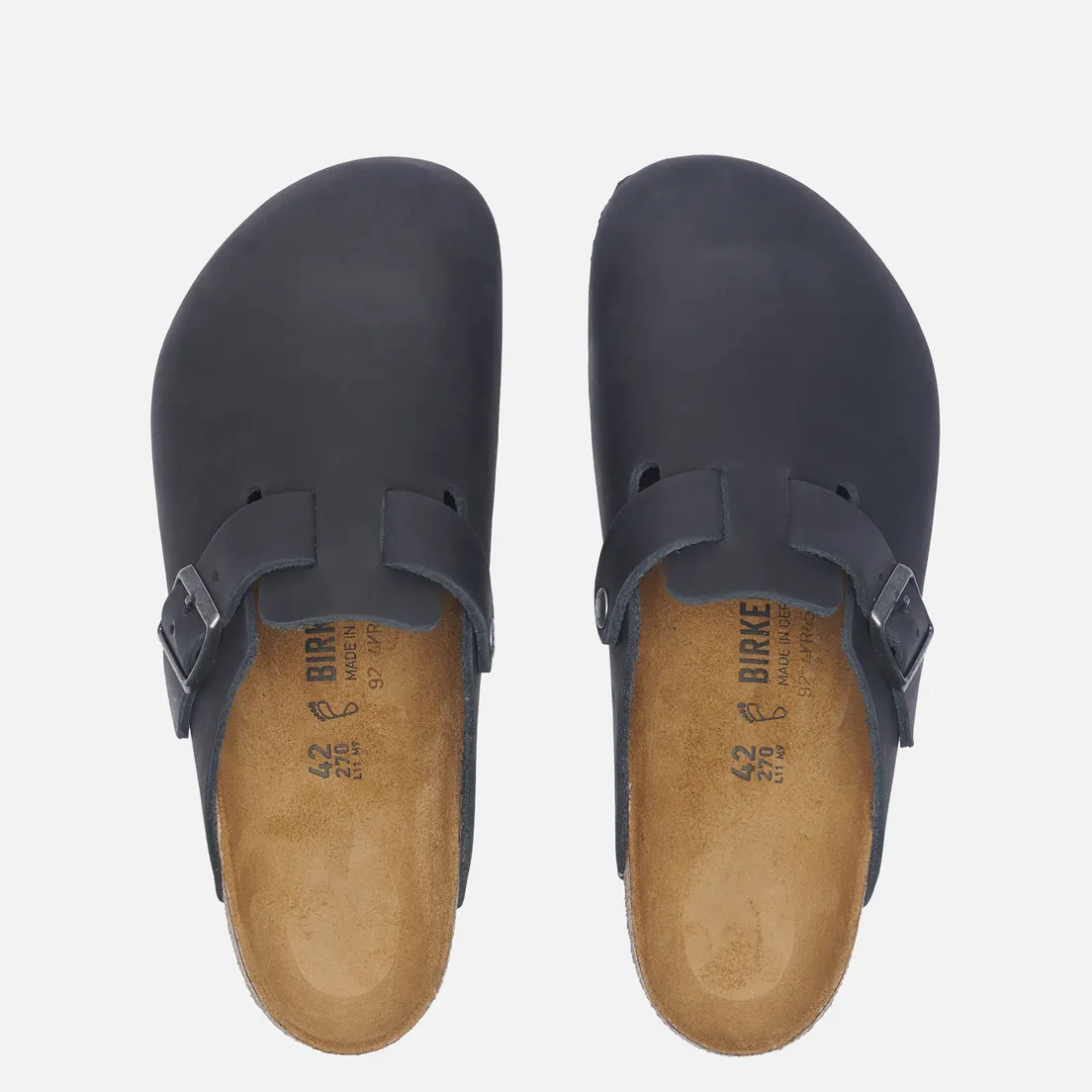 Birkenstock Сандалии Boston Natural Leather Oiled