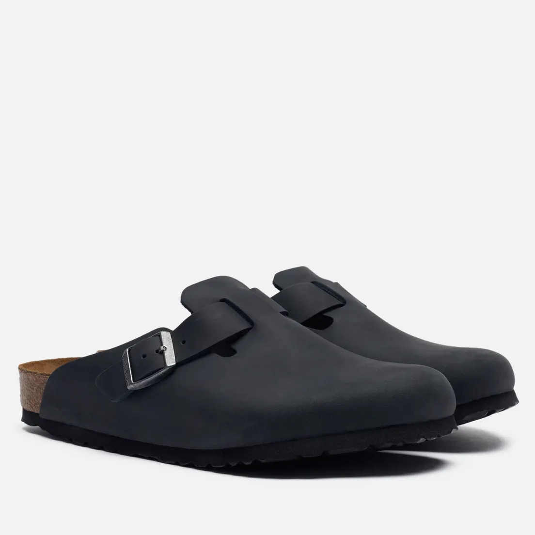 Birkenstock Мужские сандалии Boston Natural Leather Oiled