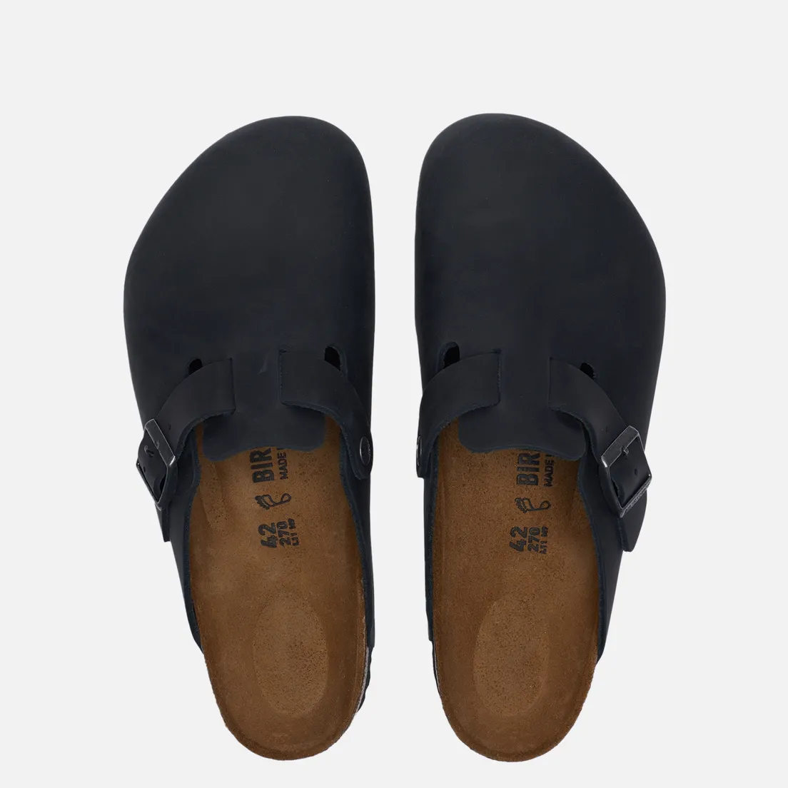Birkenstock Мужские сандалии Boston Natural Leather Oiled