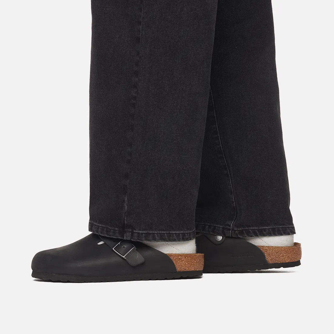Birkenstock Сандалии Boston Natural Leather Oiled