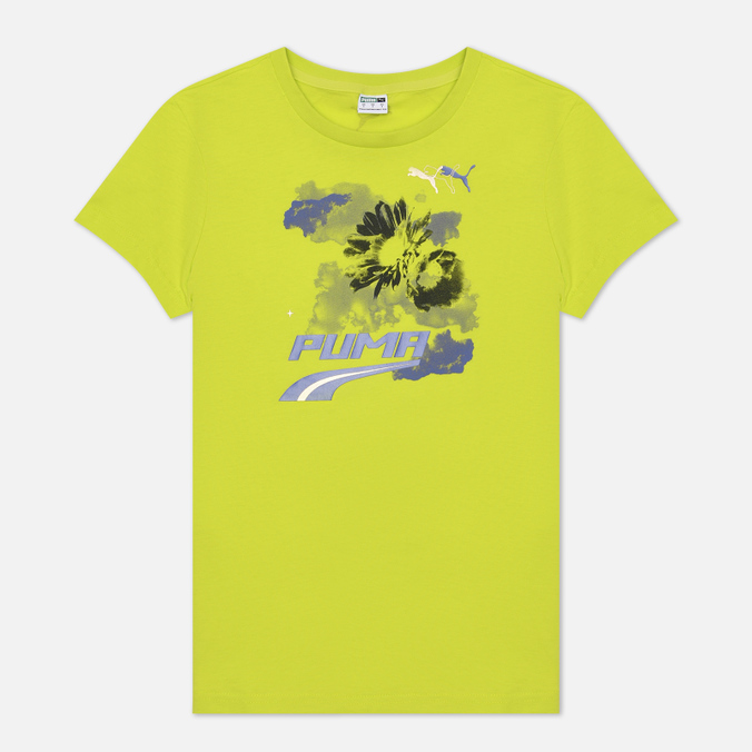 Женская футболка Puma цвет жёлтый