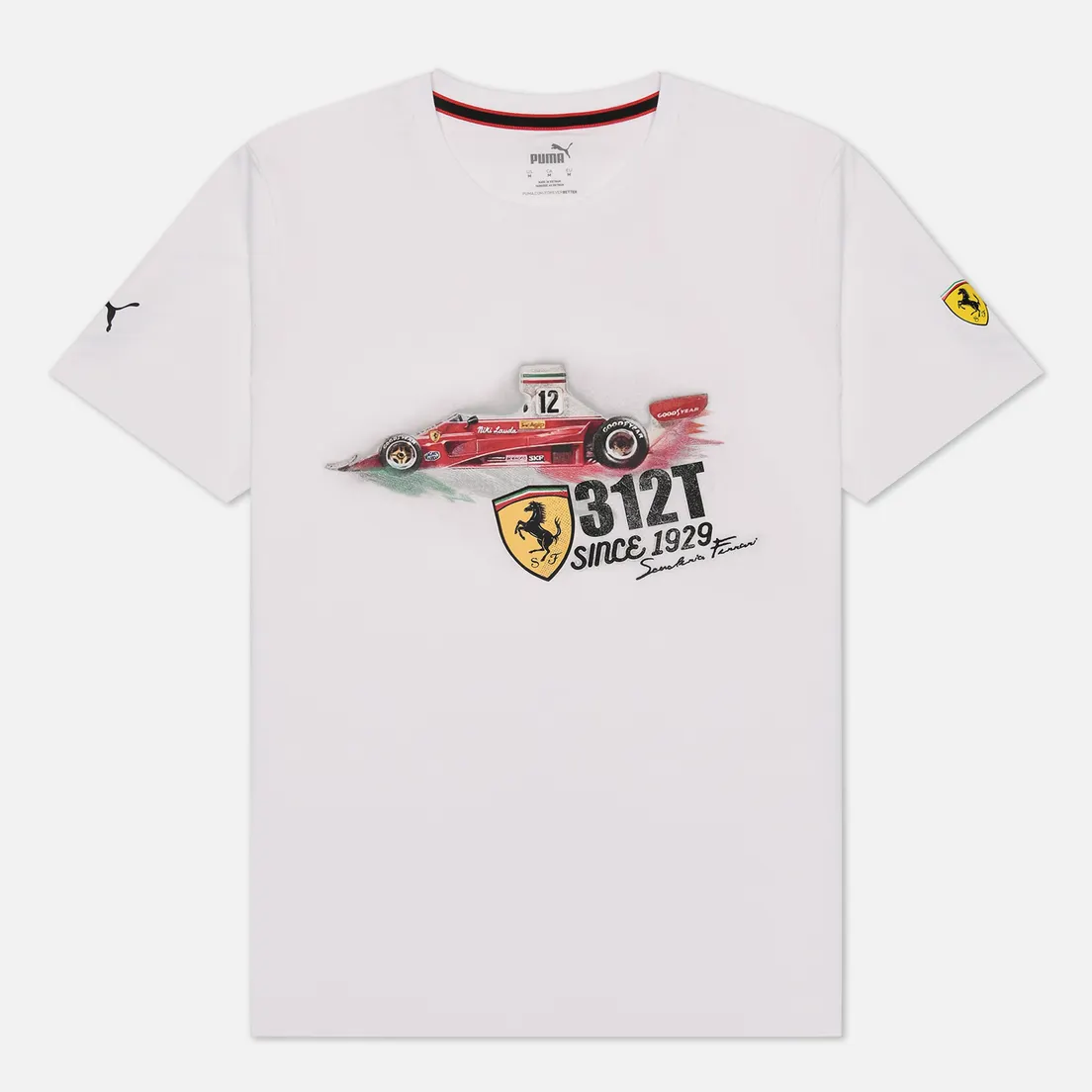 Puma Мужская футболка x Scuderia Ferrari Race Vintage Graphic