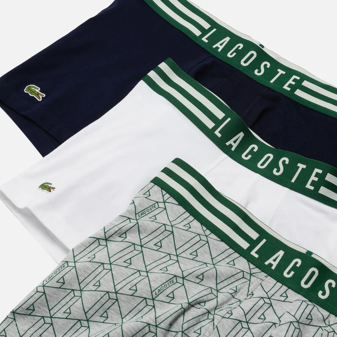 Lacoste Underwear Комплект мужских трусов 3-Pack Striped Boxer