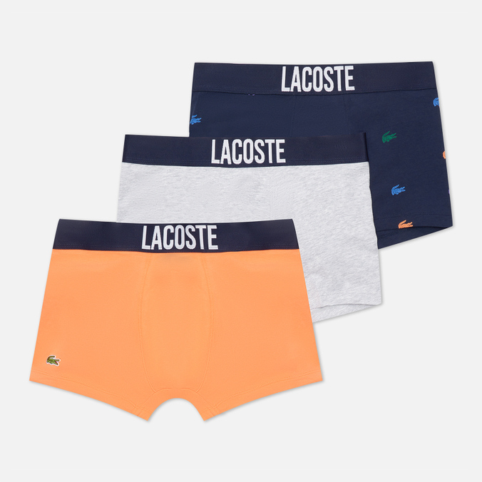 Комплект мужских трусов Lacoste, цвет комбинированный, размер XL