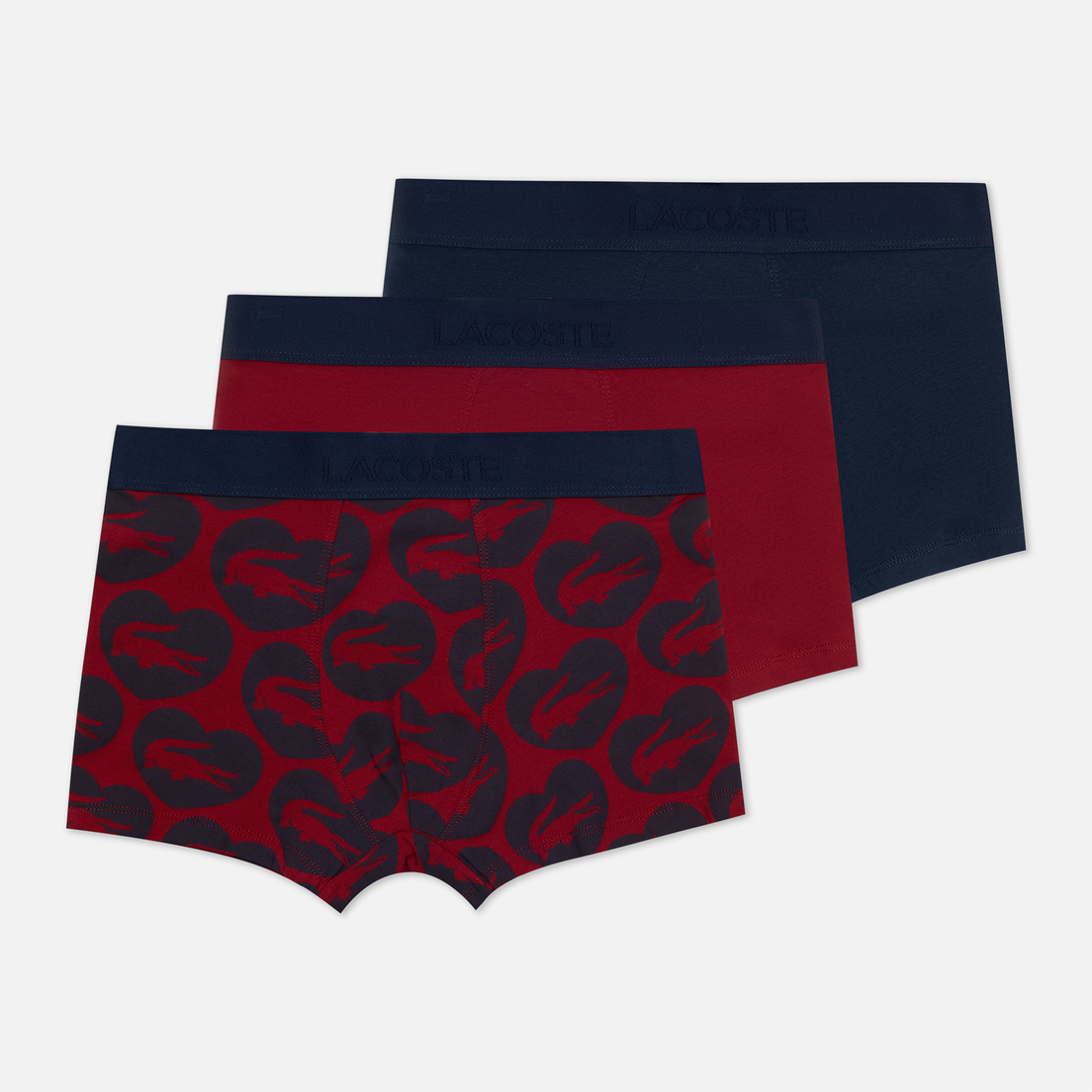 Lacoste Underwear Комплект мужских трусов 3-Pack Boxers Saint Valentine's